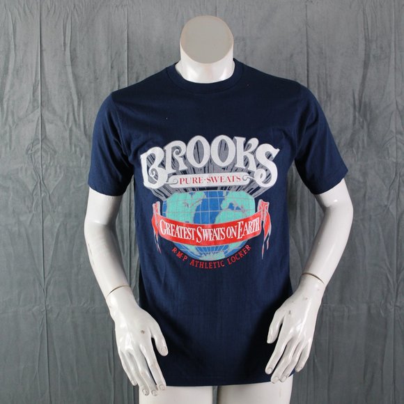 Vintage Graphic T-shirt - Brooks the Greatest Sweats on Earth - Men's Small - Picture 3 of 7